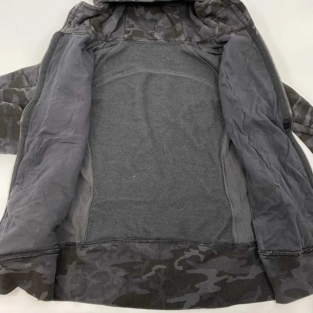 lululemon Camouflage Full Zip Hoodie | Women’s Size 6, Cotton Sweatshirt